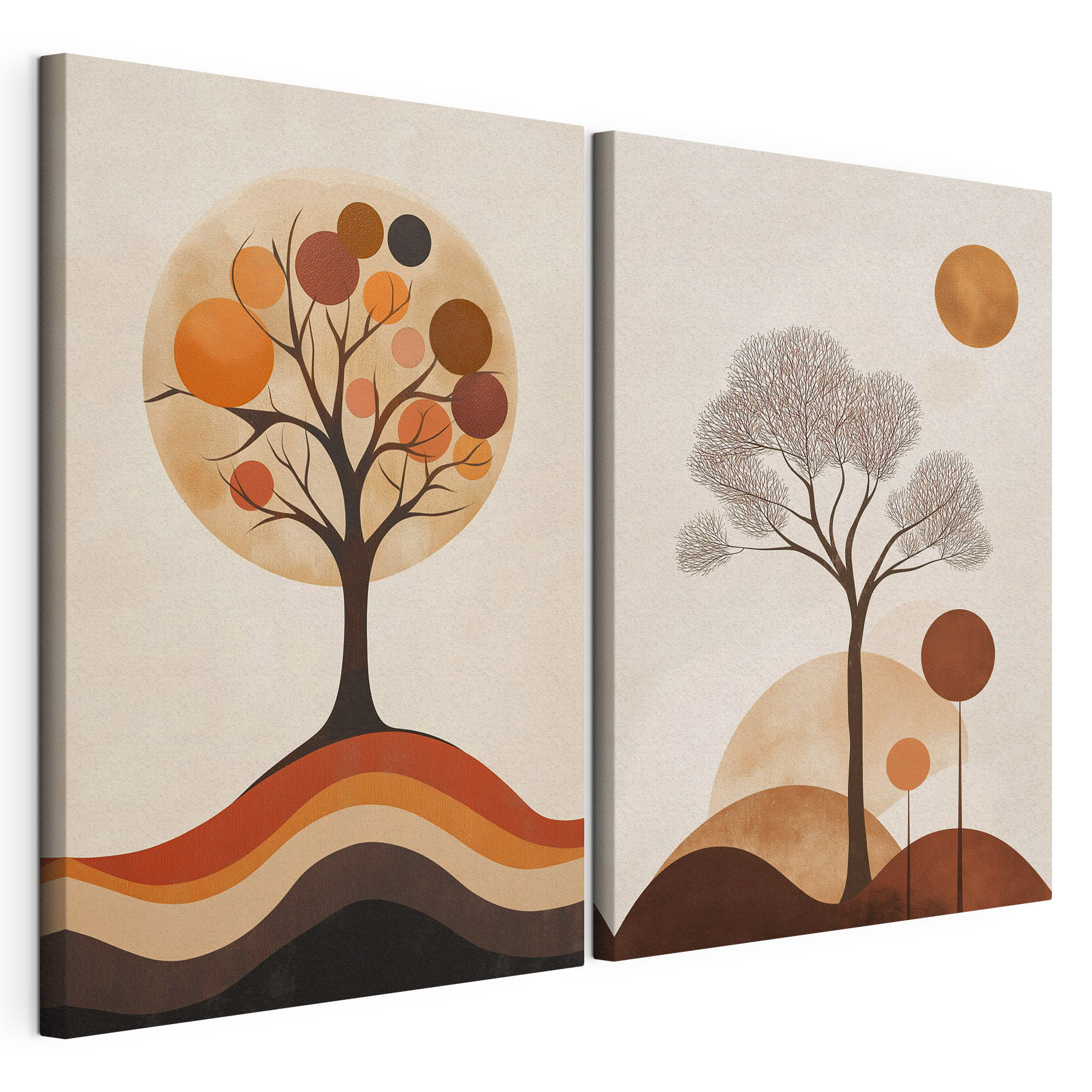 Two images of trees Two images of trees