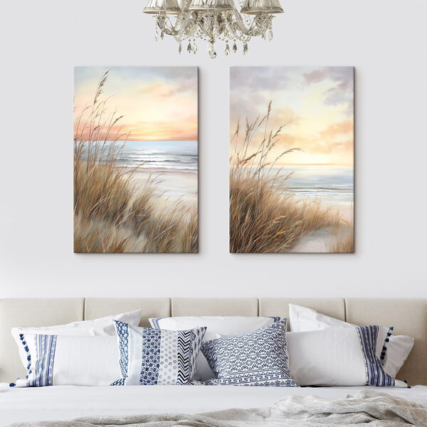 Painting of a beach and a beach Painting of a beach and a beach