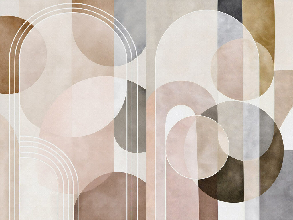 Soft shapes in earthy tones Soft shapes in earthy tones