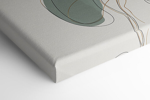 Flowing lines and soft colors blend Flowing lines and soft colors blend