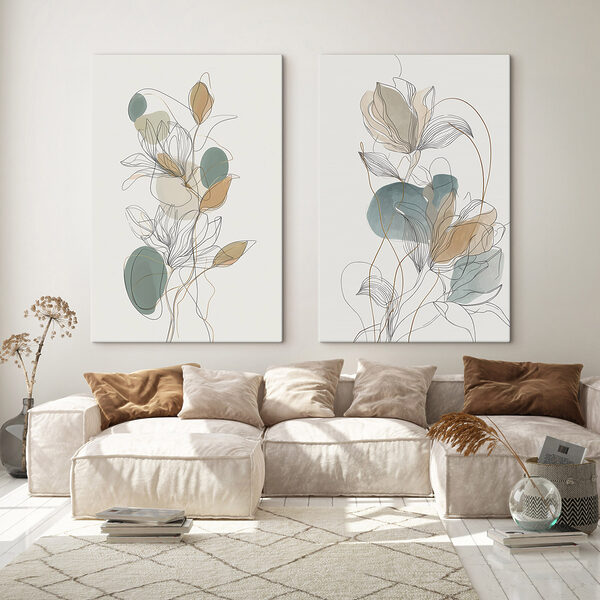 Flowing lines and soft colors blend Flowing lines and soft colors blend
