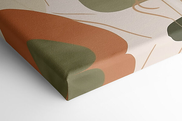 Organic shapes in earthy tones Organic shapes in earthy tones