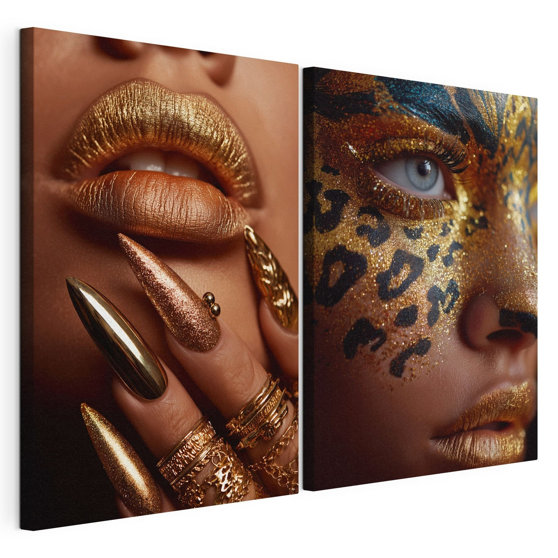 Glamorous details in bold colors Glamorous details in bold colors