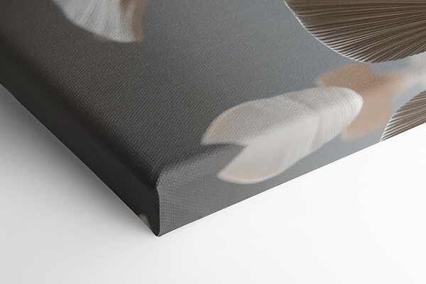 Elegant paper leaves in soft hues Elegant paper leaves in soft hues