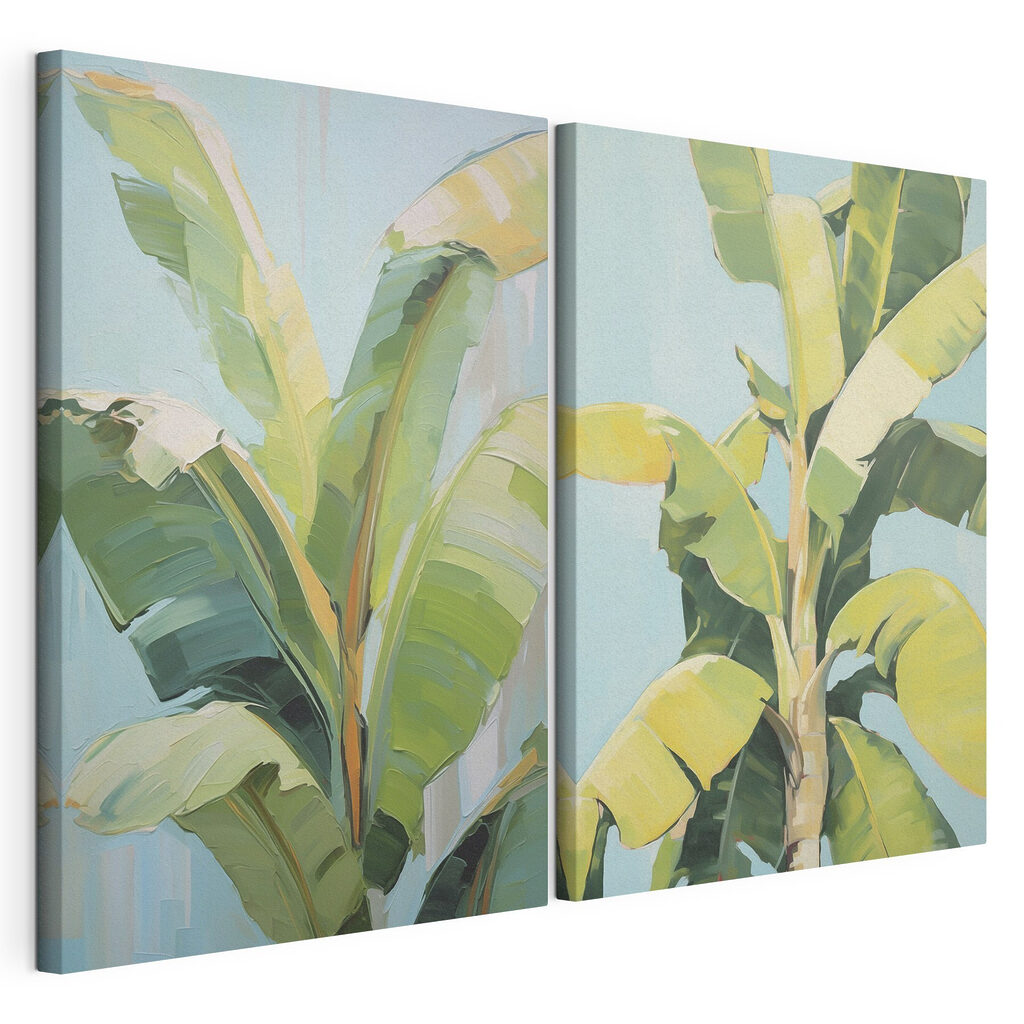 Painting of a banana tree Painting of a banana tree