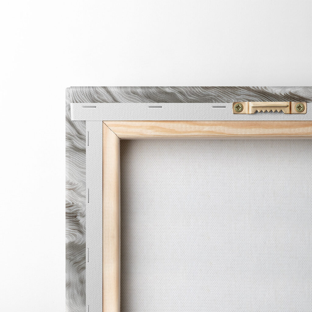 White and grey surface with wavy lines White and grey surface with wavy lines