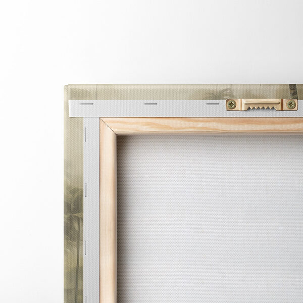 Couple of parrots on a tree branch in a forest Couple of parrots on a tree branch in a forest