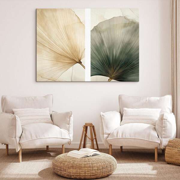 Delicate leaves in soft hues Delicate leaves in soft hues