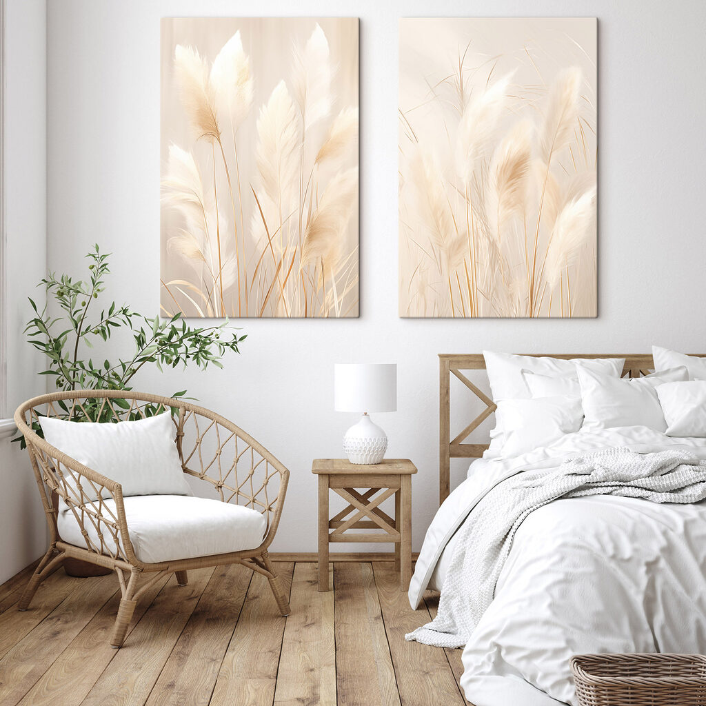 Delicate grasses in soft hues Delicate grasses in soft hues