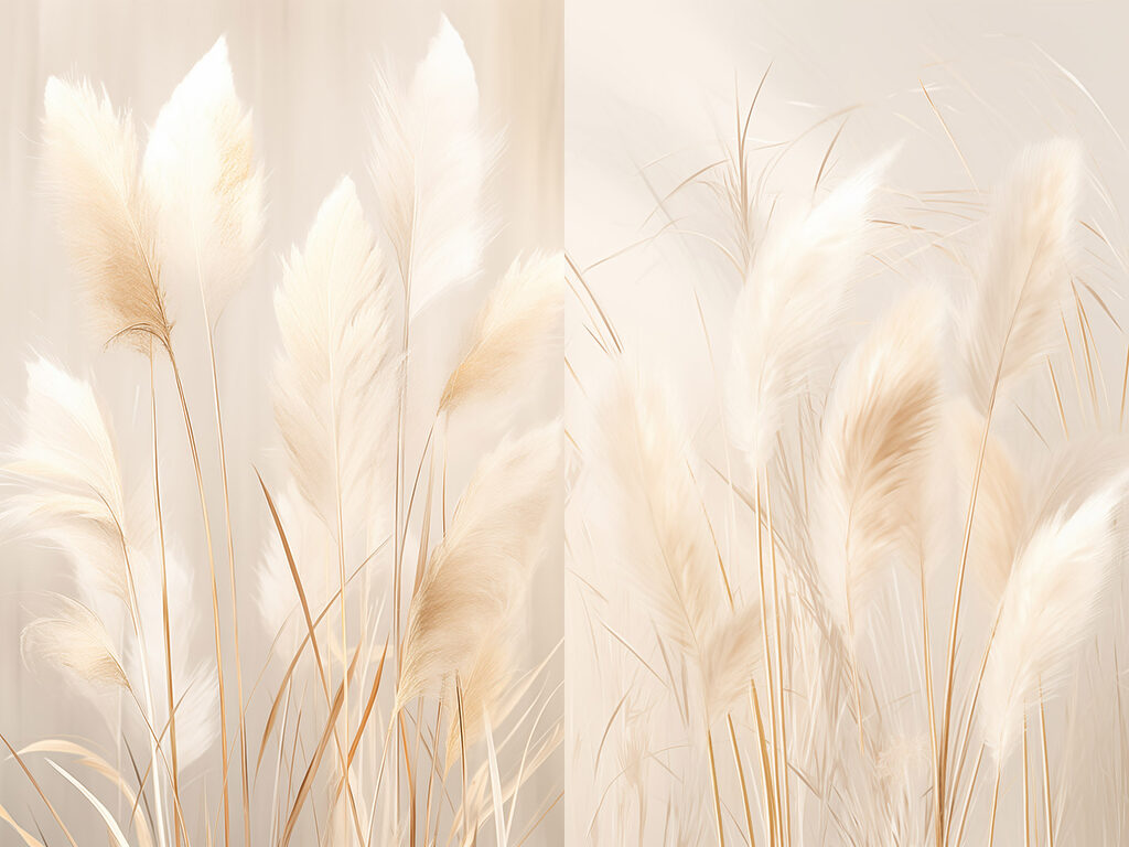 Delicate grasses in soft hues Delicate grasses in soft hues