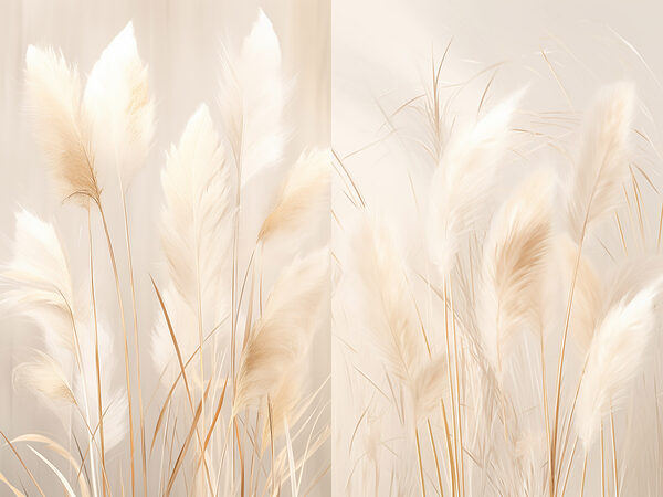 Delicate grasses in soft hues Delicate grasses in soft hues