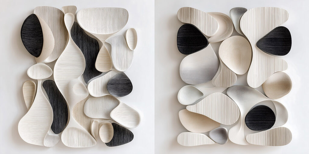 Collage of different shapes Collage of different shapes