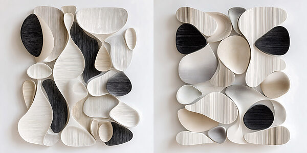 Collage of different shapes Collage of different shapes