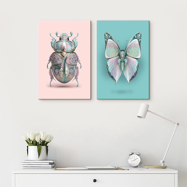 Colorful Insects with Artistic Flair Colorful Insects with Artistic Flair