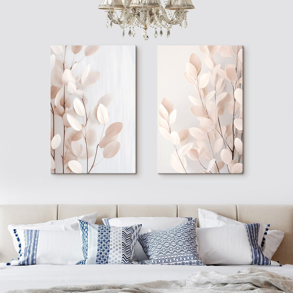 Delicate leaves in soft hues Delicate leaves in soft hues