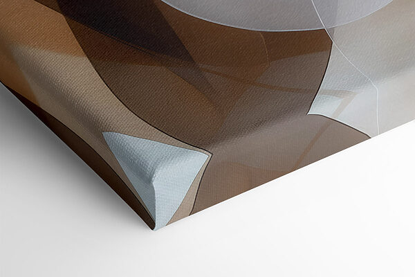Модульний друк на полотні Плавні форми в природних відтінках (Артикул: m30695) Модульний друк на полотні Плавні форми в природних відтінках (Артикул: m30695)