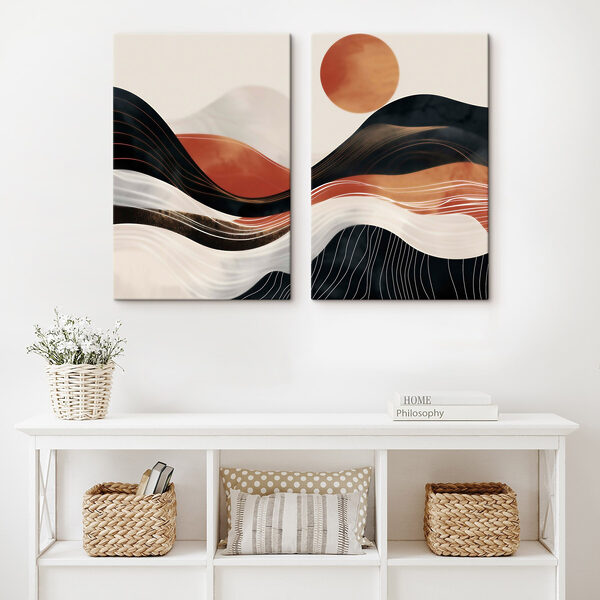Painting of a landscape Painting of a landscape