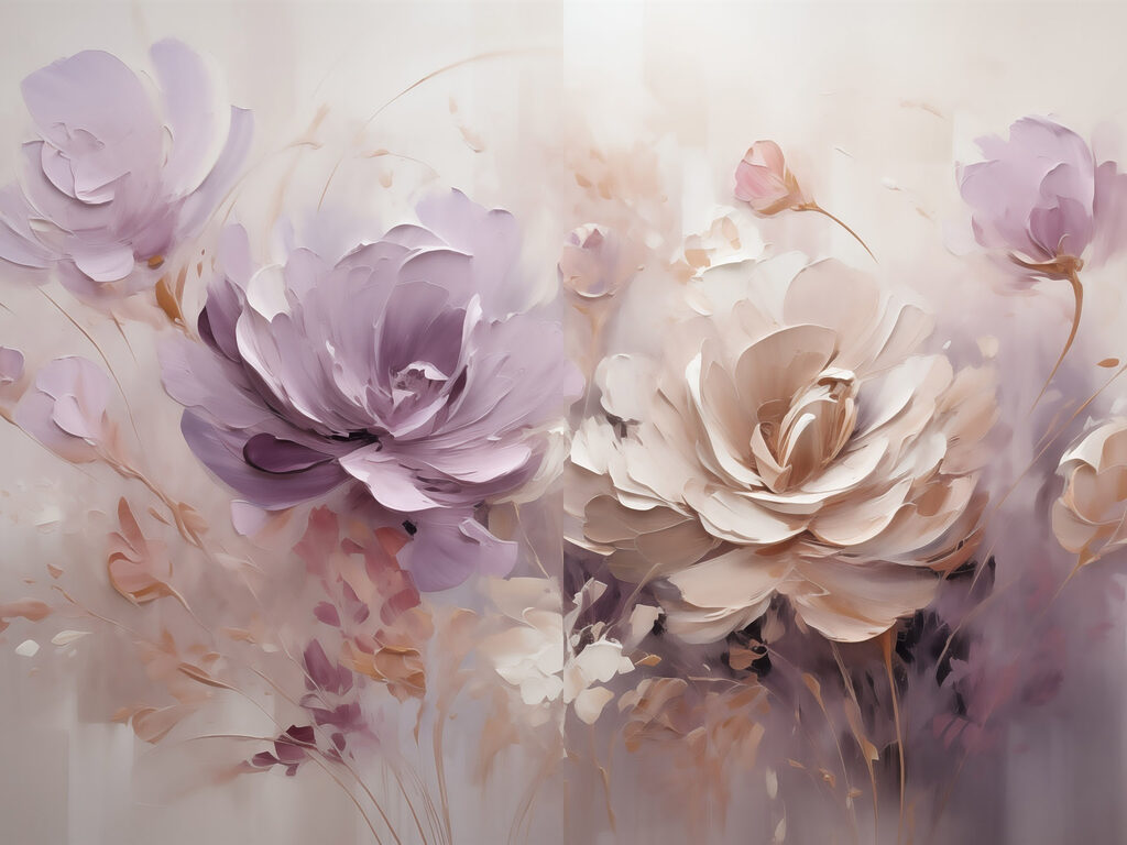 Blossoms in soft, dreamy colors Blossoms in soft, dreamy colors