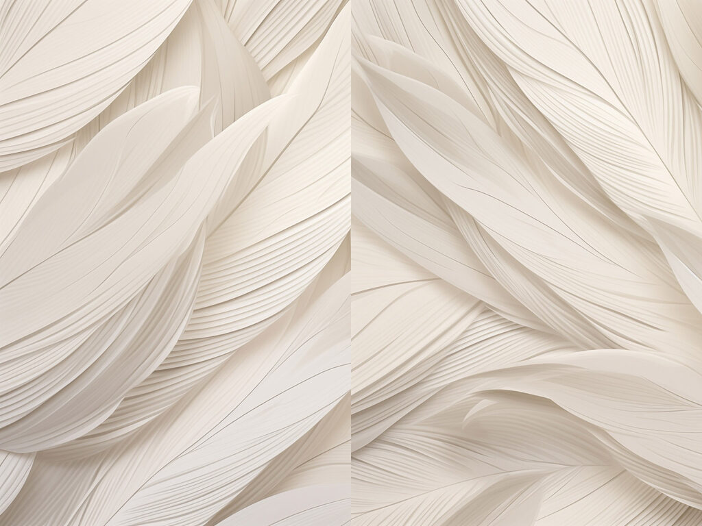Gentle waves of soft elegance Gentle waves of soft elegance