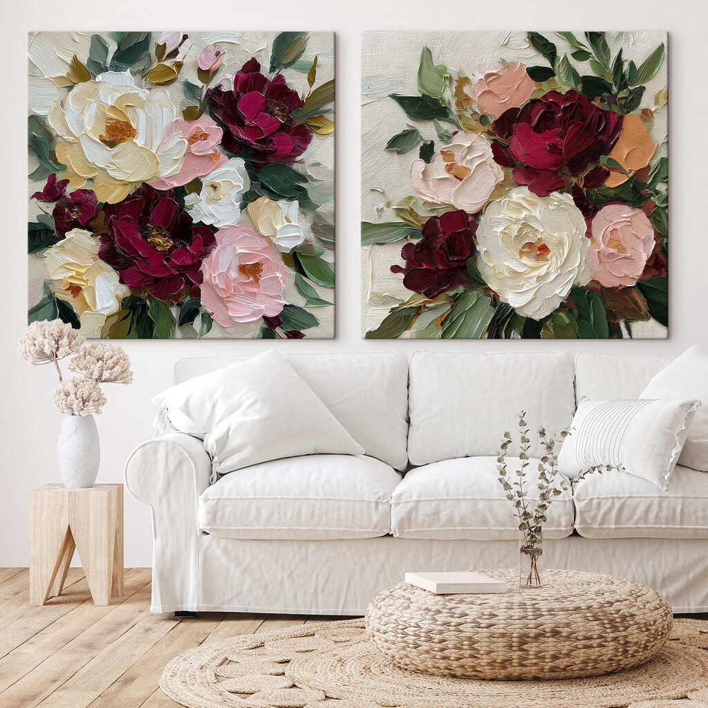 Blooming flowers in soft colors Blooming flowers in soft colors