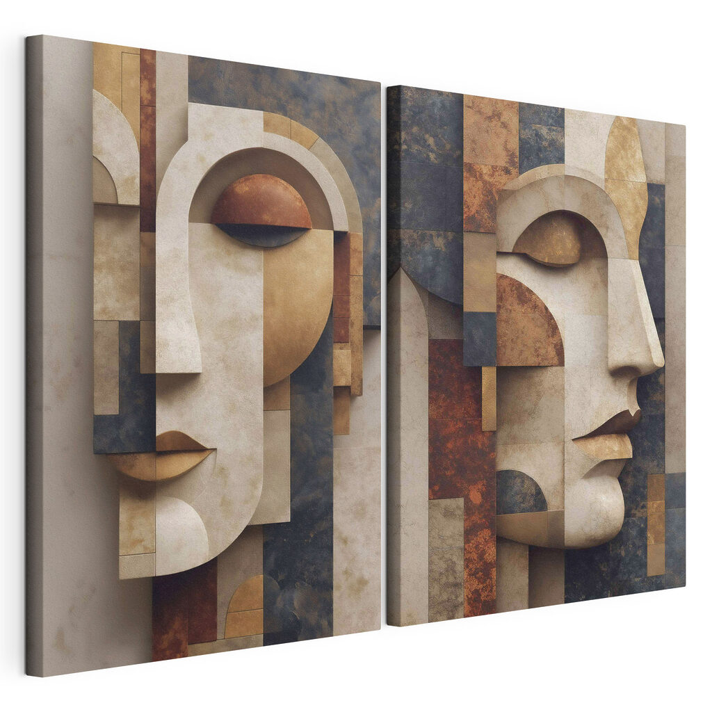 Collage of a face Collage of a face