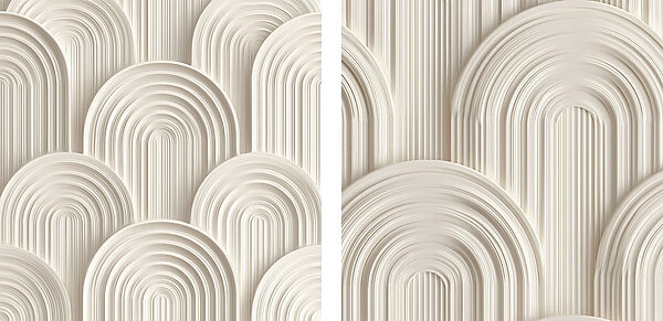 Soft curves in neutral tones Soft curves in neutral tones