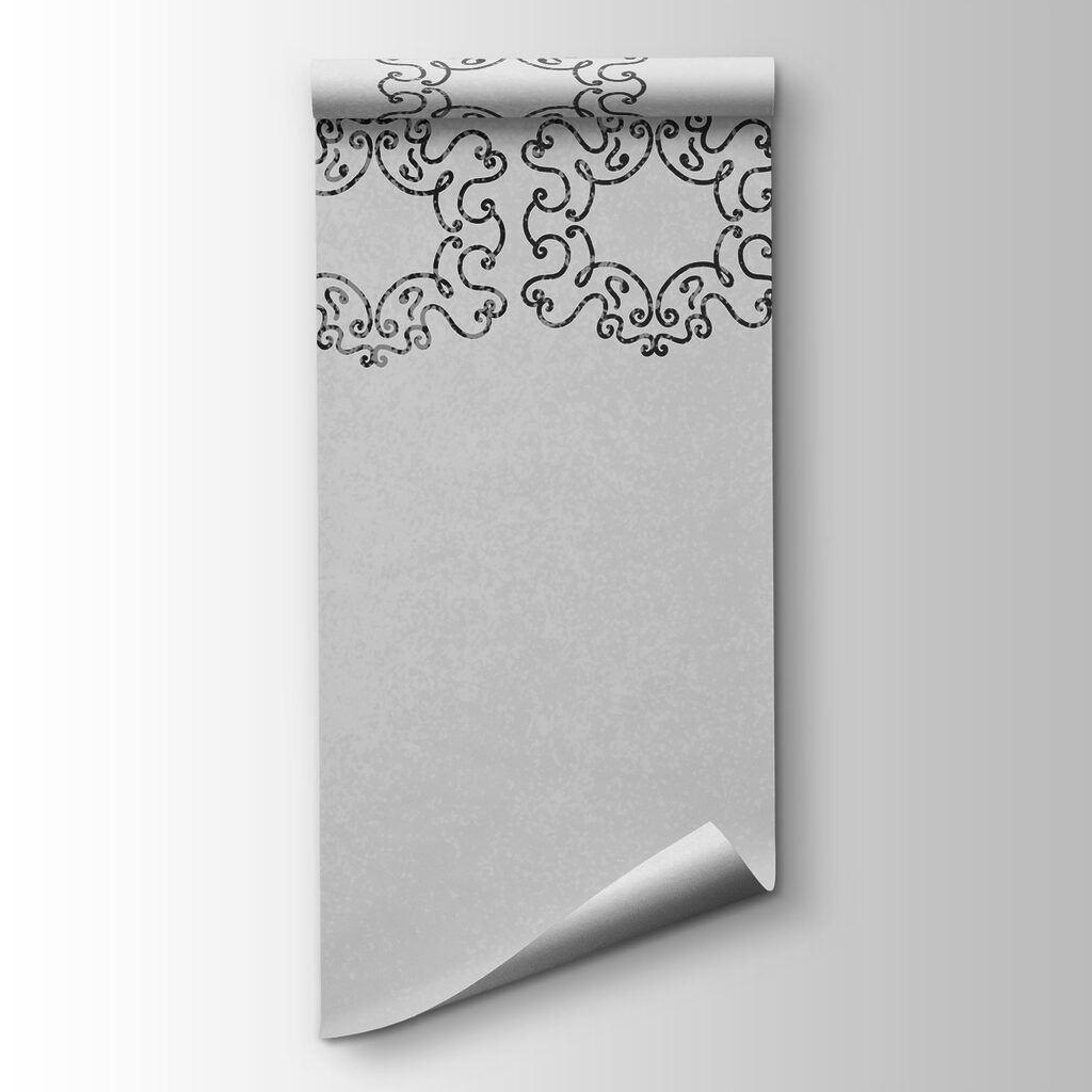 White background with black and white pattern White background with black and white pattern
