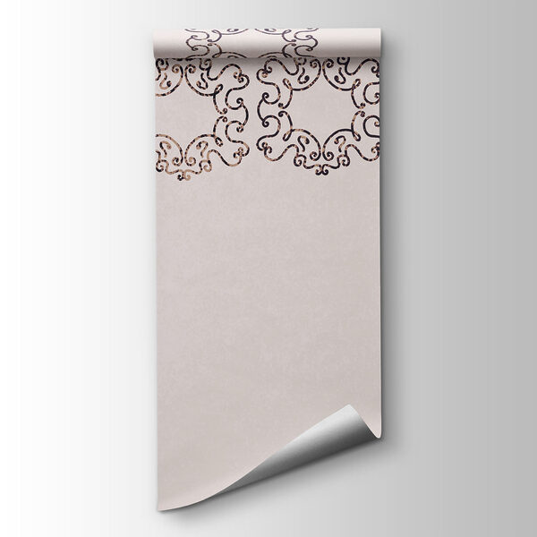 White background with many small black and red designs White background with many small black and red designs