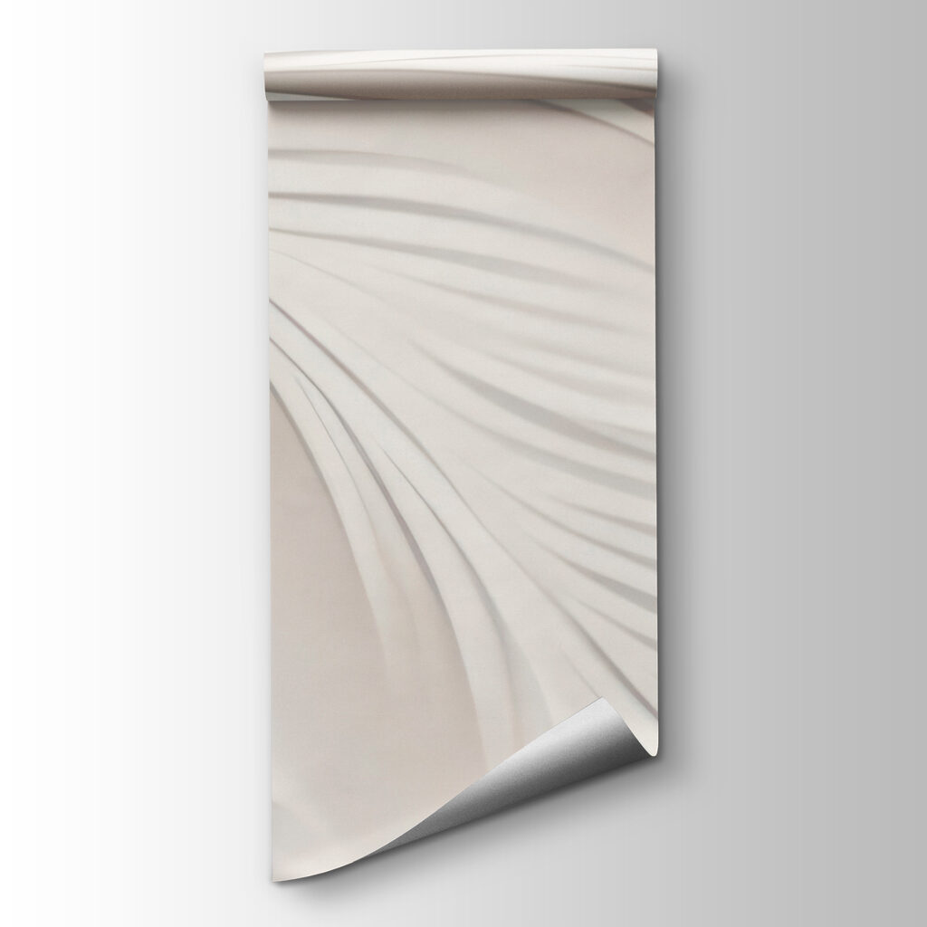 White feather pattern on a white surface White feather pattern on a white surface