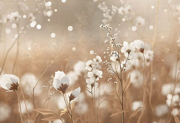 Soft petals in gentle sunlight glow Soft petals in gentle sunlight glow