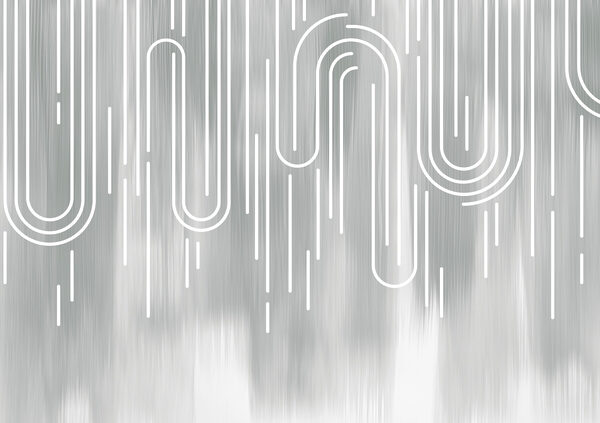 White lines on a gray background