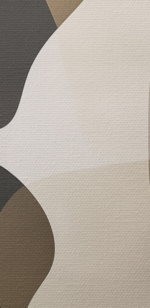 Black and brown art piece