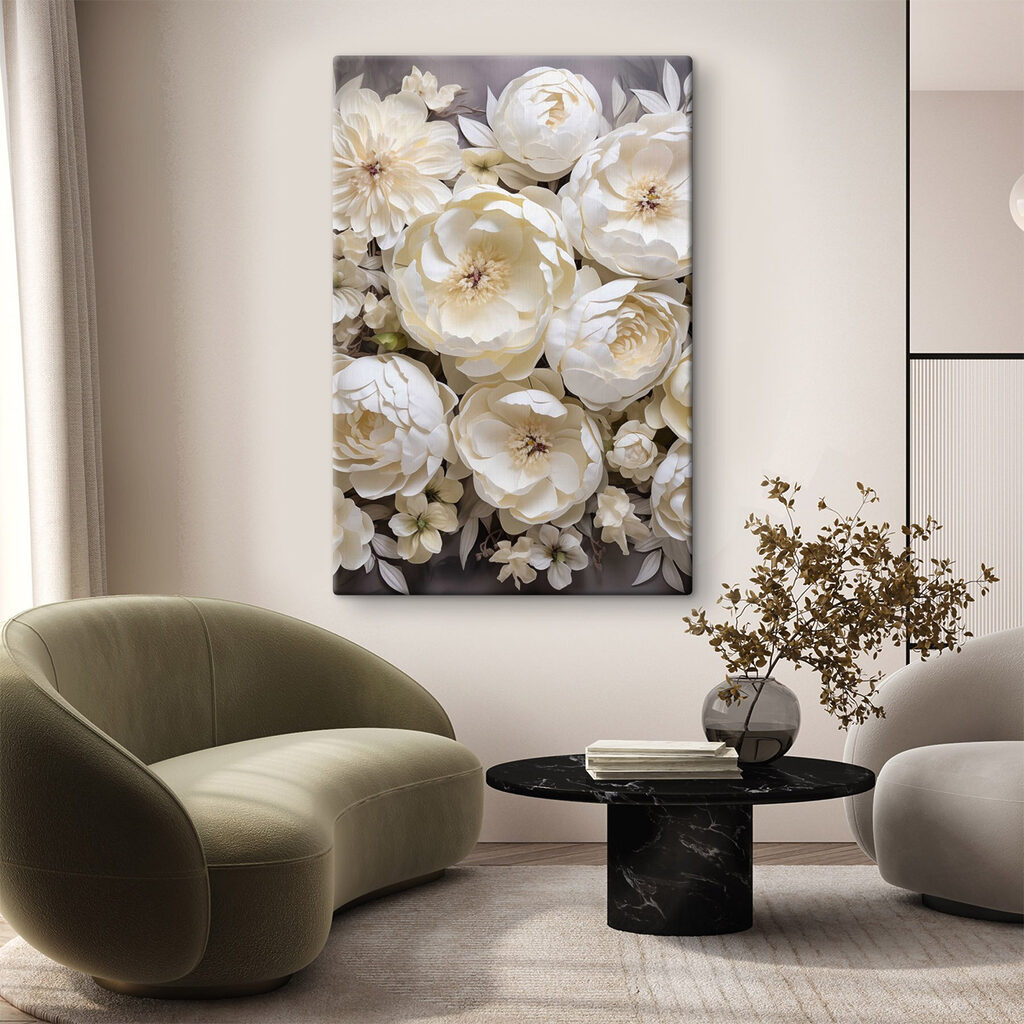 Group of white flowers
