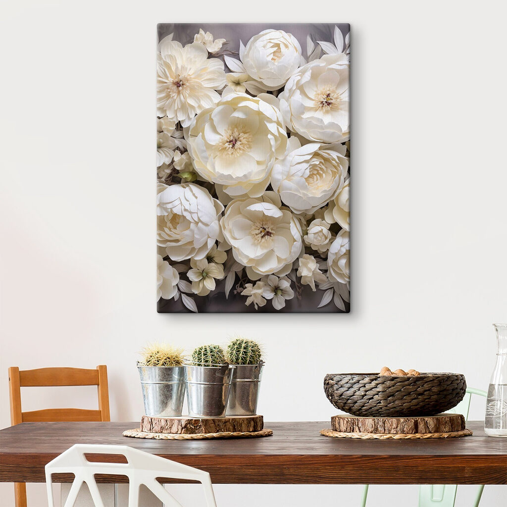 Group of white flowers