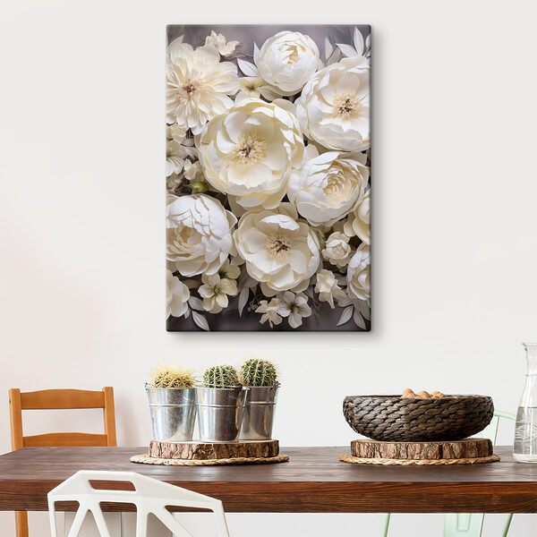 Group of white flowers