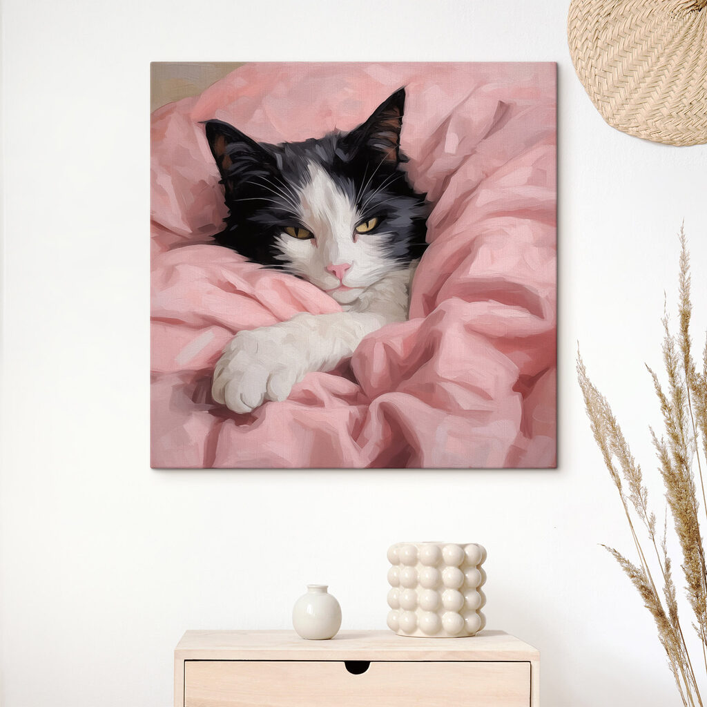 Cat lying in a blanket Cat lying in a blanket