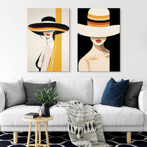 Woman wearing a hat
