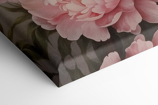 Painting of pink flowers