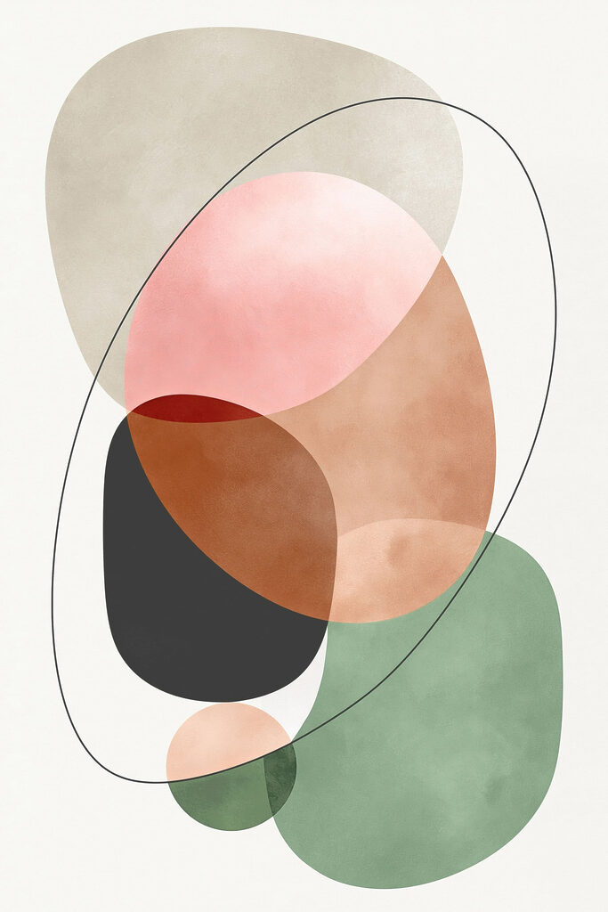 Colorful circles and lines Colorful circles and lines