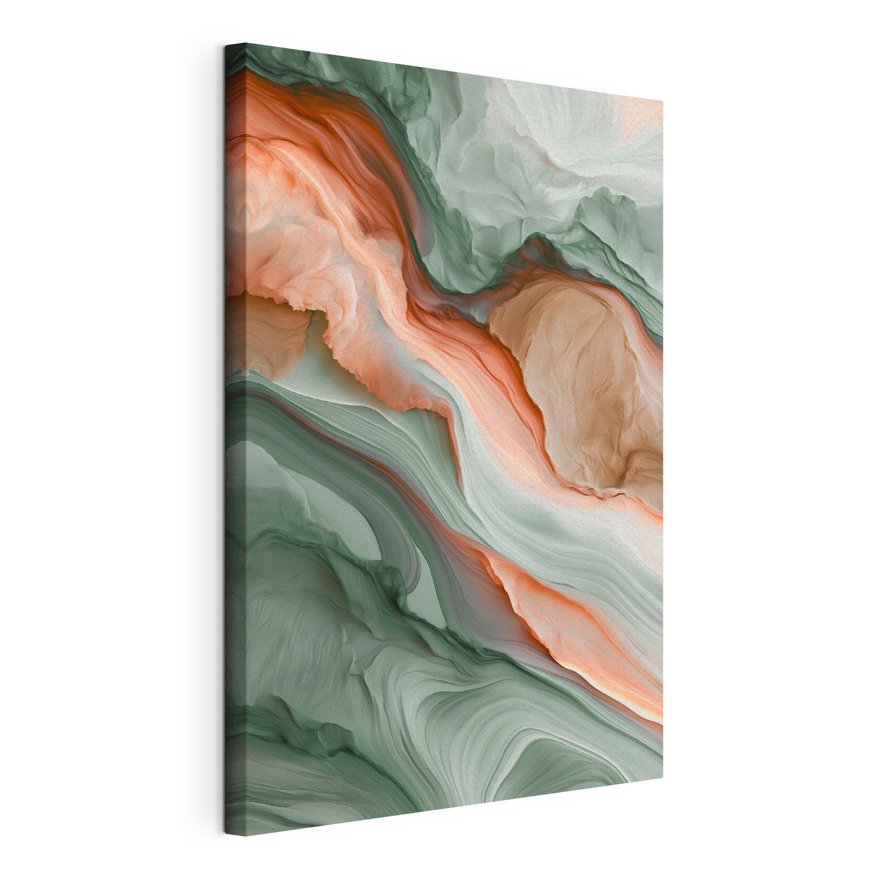 Soft swirls of earthy colors