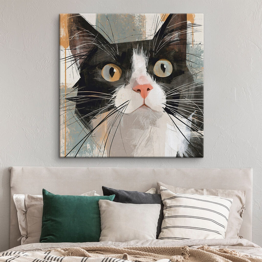 Cat with big eyes