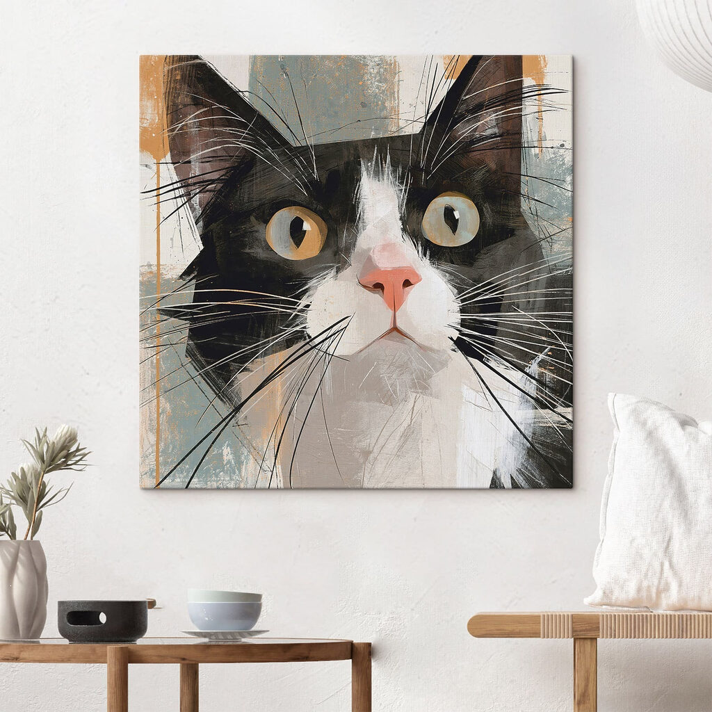 Cat with big eyes