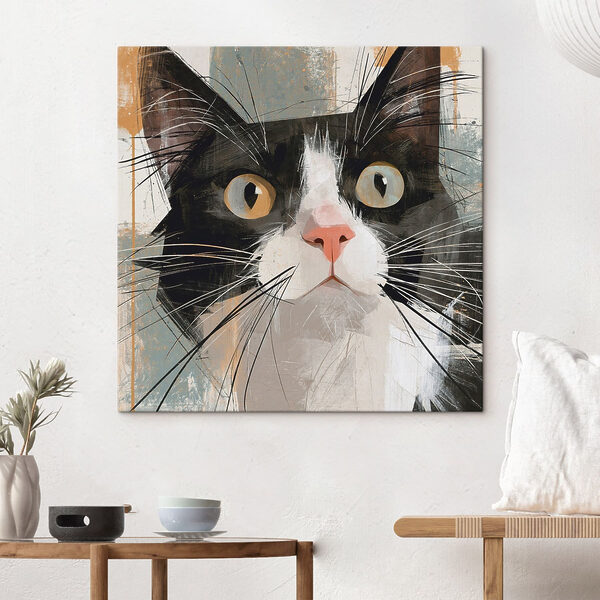 Cat with big eyes