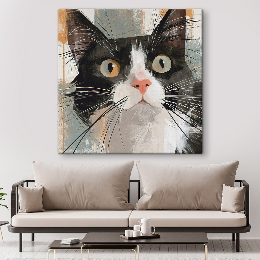 Cat with big eyes
