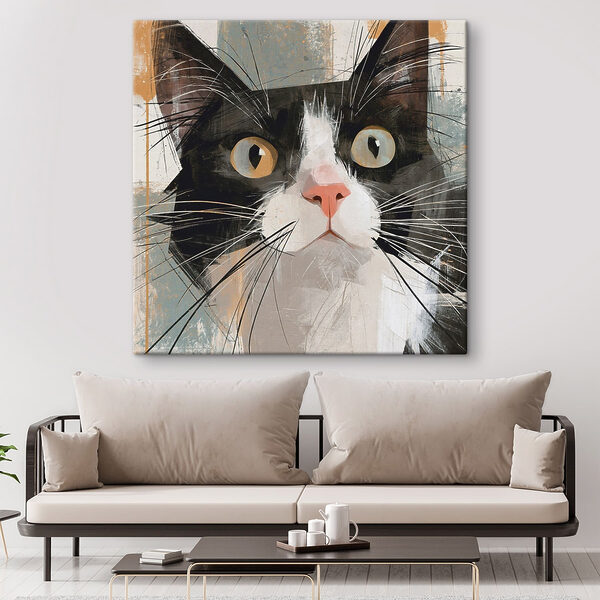 Cat with big eyes