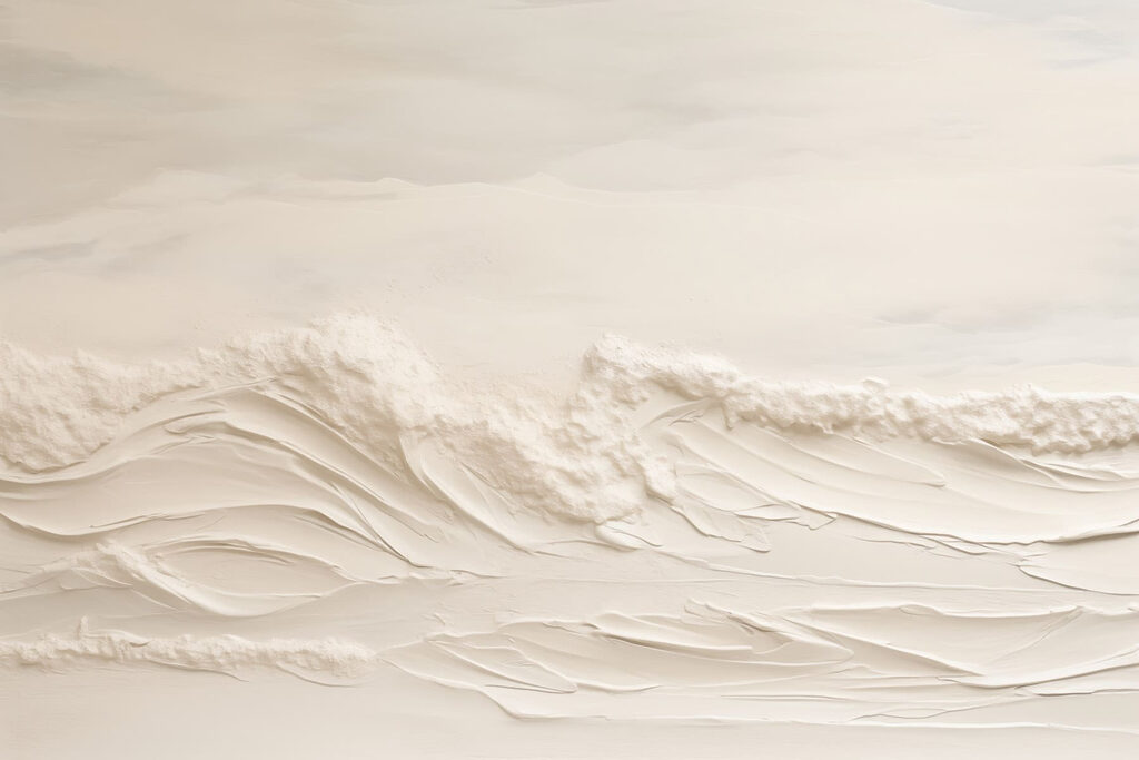 White sand with waves