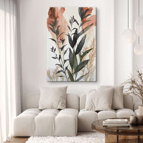 Painting of leaves and plants Painting of leaves and plants