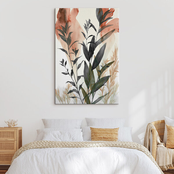 Painting of leaves and plants Painting of leaves and plants