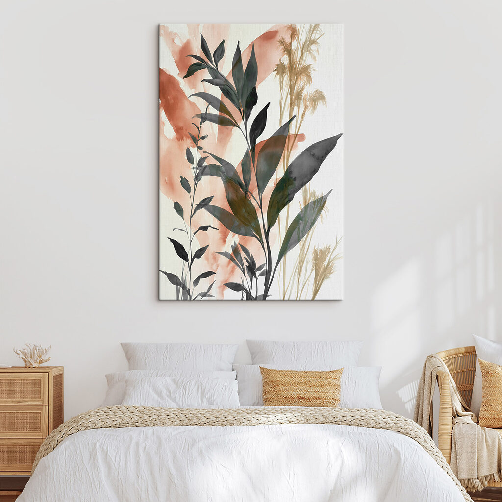 Painting of leaves and plants Painting of leaves and plants