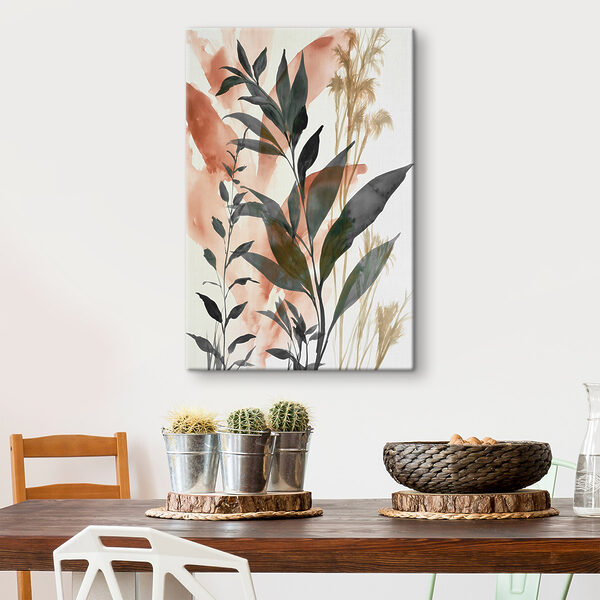 Painting of leaves and plants Painting of leaves and plants